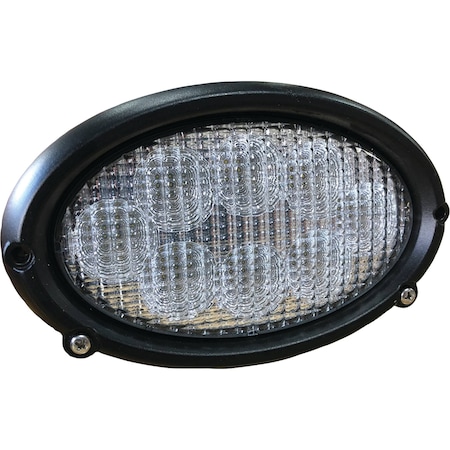 Tiger Lights 12V LED Flush Mount Cab Light Kit 2 Amps, Flood Offroad Light; TL7090